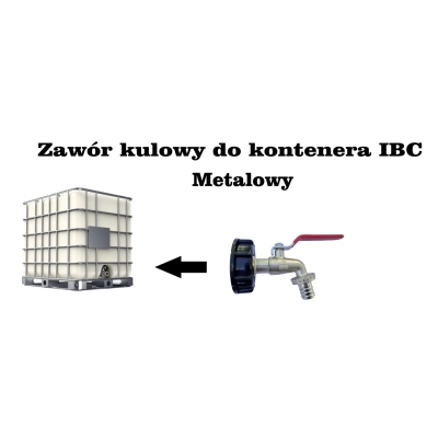 Zawór czerpalny 1/2 cala z redukcją | S60x6